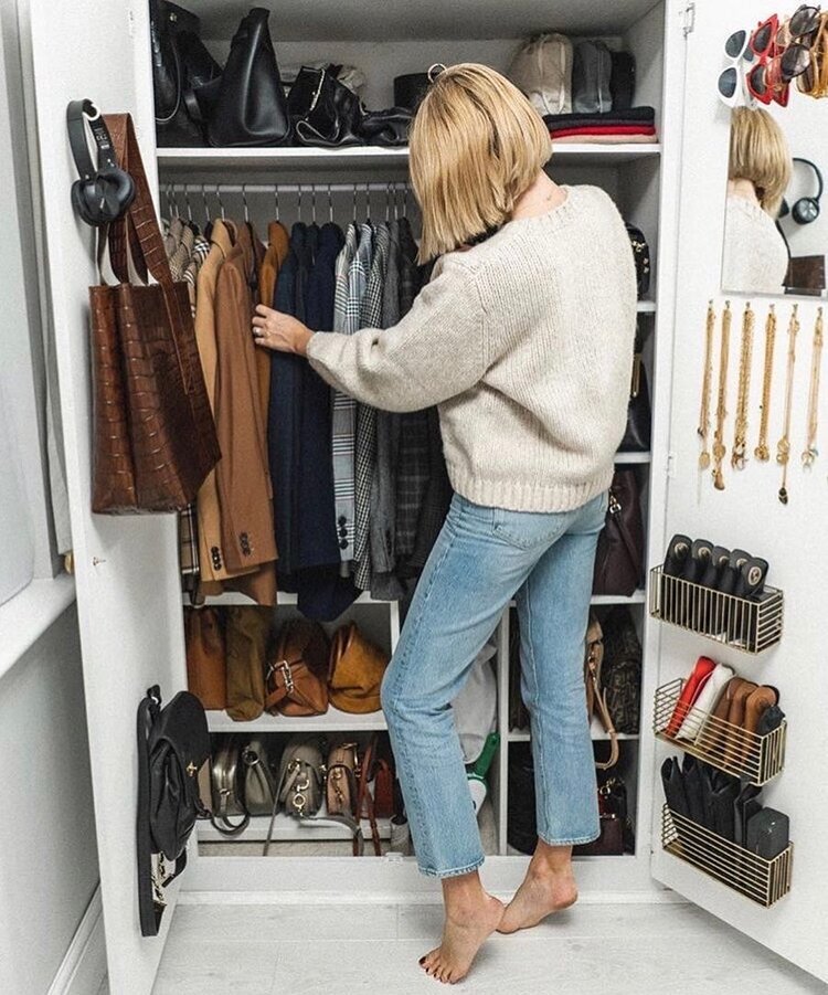 closet penderie dressing rangement